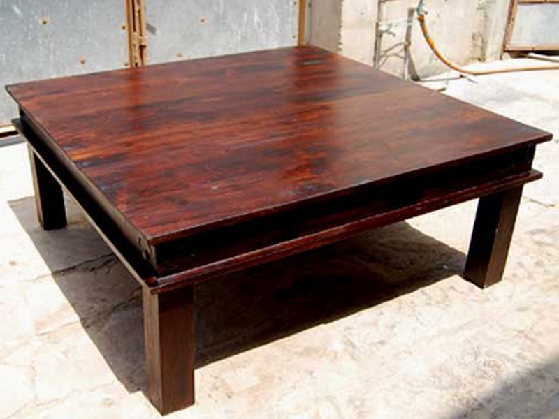 Large Square Coffee Table With Storage