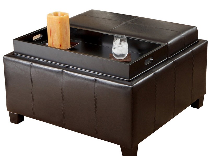 Large Square Storage Ottoman