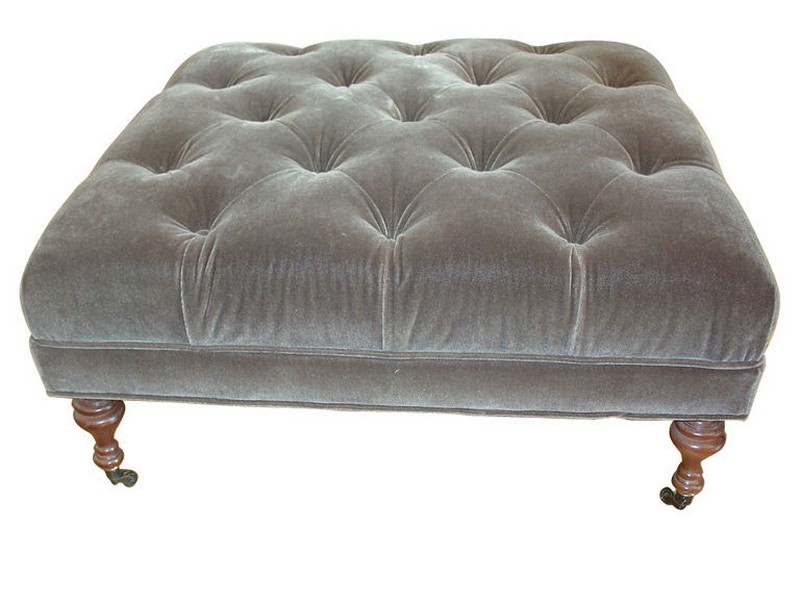 Large Tufted Ottoman Coffee Table