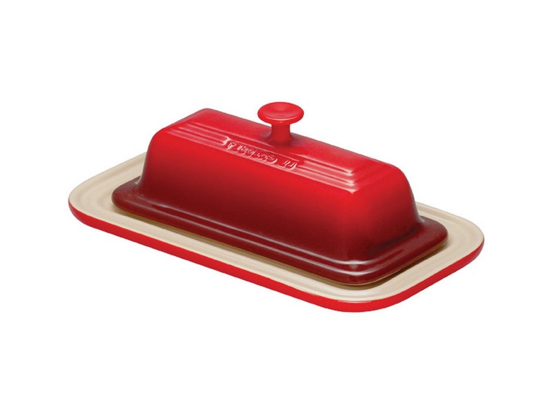 Le Creuset Butter Dish Red