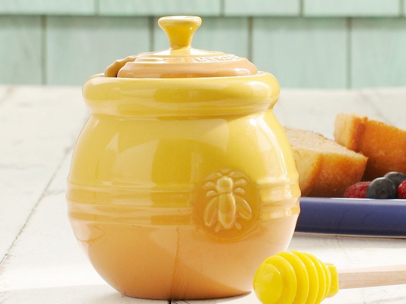 Le Creuset Honey Pot And Dipper