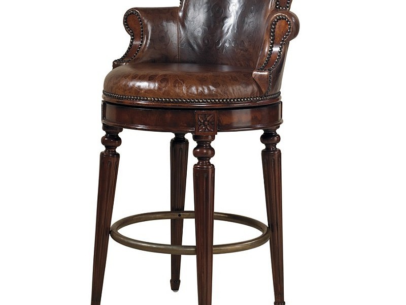 Leather Bar Stools Swivel