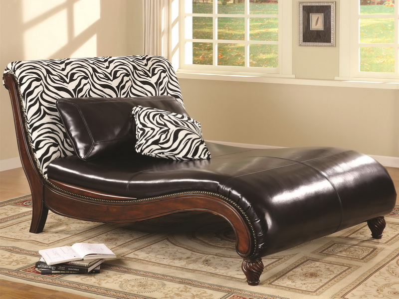 Leather Chaise Lounge Chair