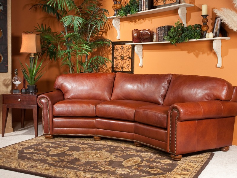 Leather Conversation Sofa