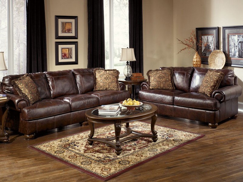 Leather Couch And Loveseat Set