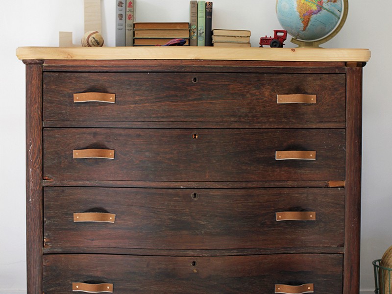 Leather Drawer Pulls Diy