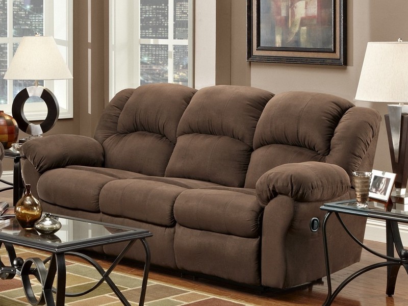 Leather Dual Reclining Sofa