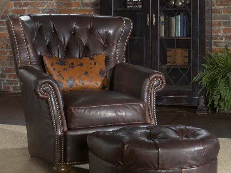 Leather Library Chair