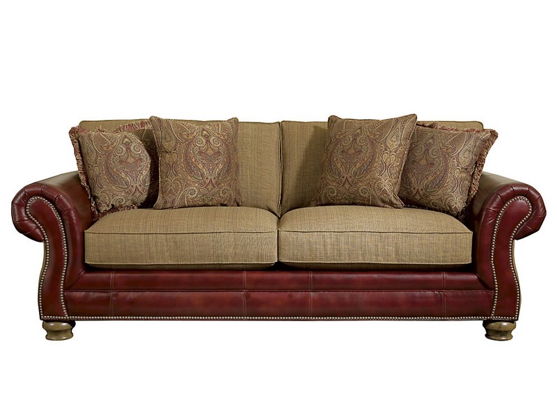 Leather Nailhead Sofa