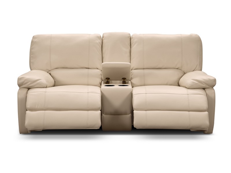 Leather Power Reclining Sofa