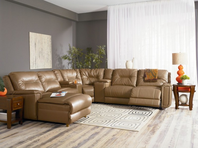 Leather Sectional Couches With Recliners