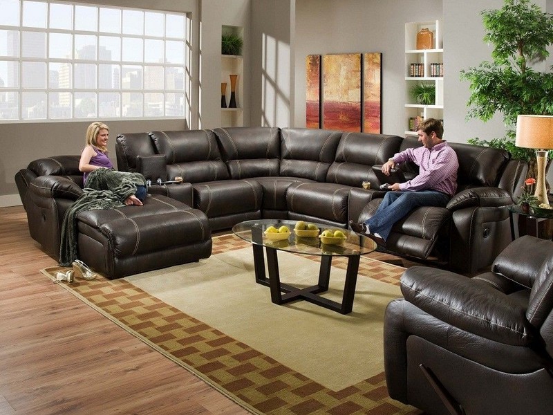 Leather Sectional Sofa With Recliner