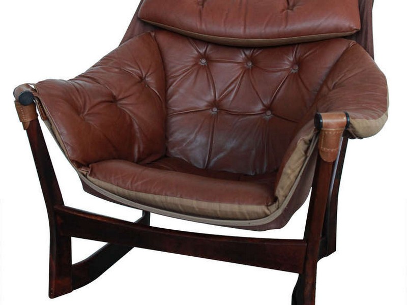Leather Sling Back Chairs