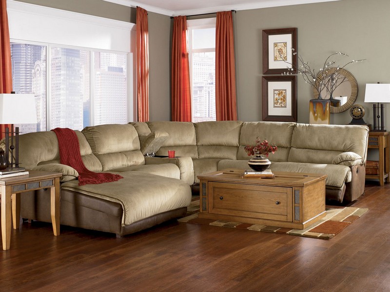 Leather Sofa With Recliner Built In