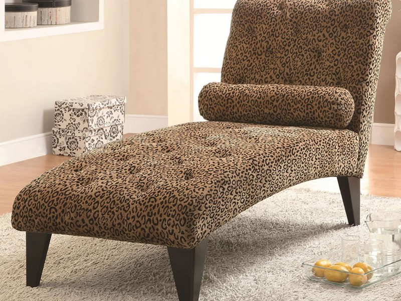 Leopard Chaise Lounge Chair Animal Print