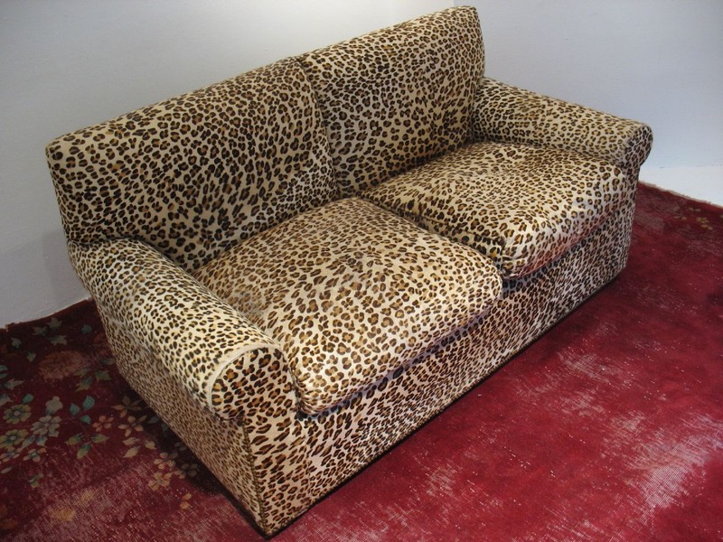 Leopard Print Couch