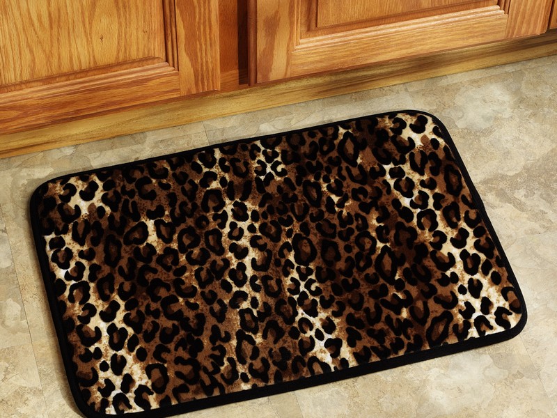 Leopard Print Kitchen Rugs