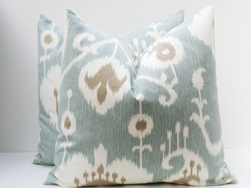 Light Blue Throw Pillows