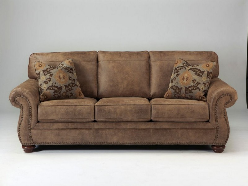 Light Brown Suede Couch