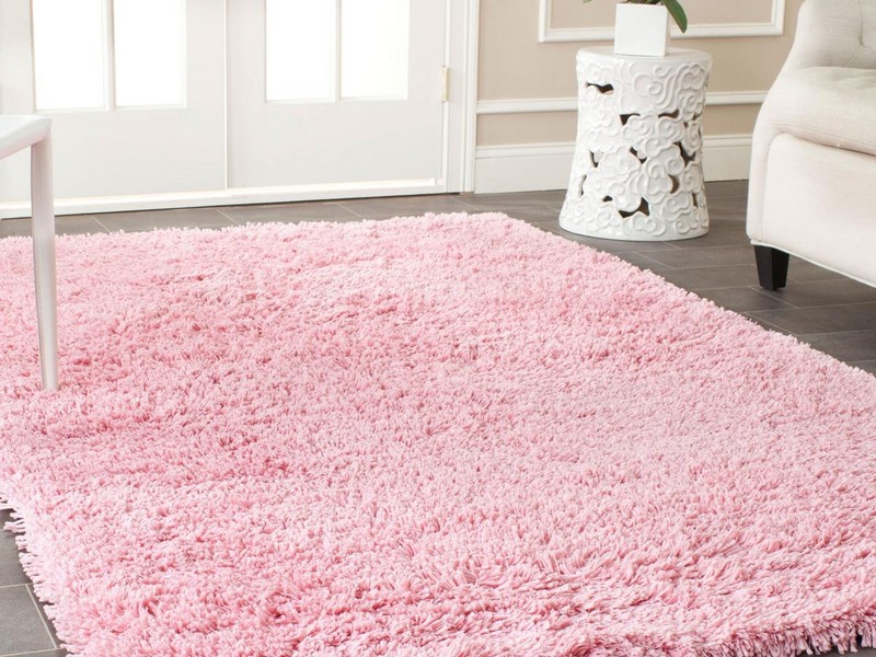 Light Pink Shag Rug