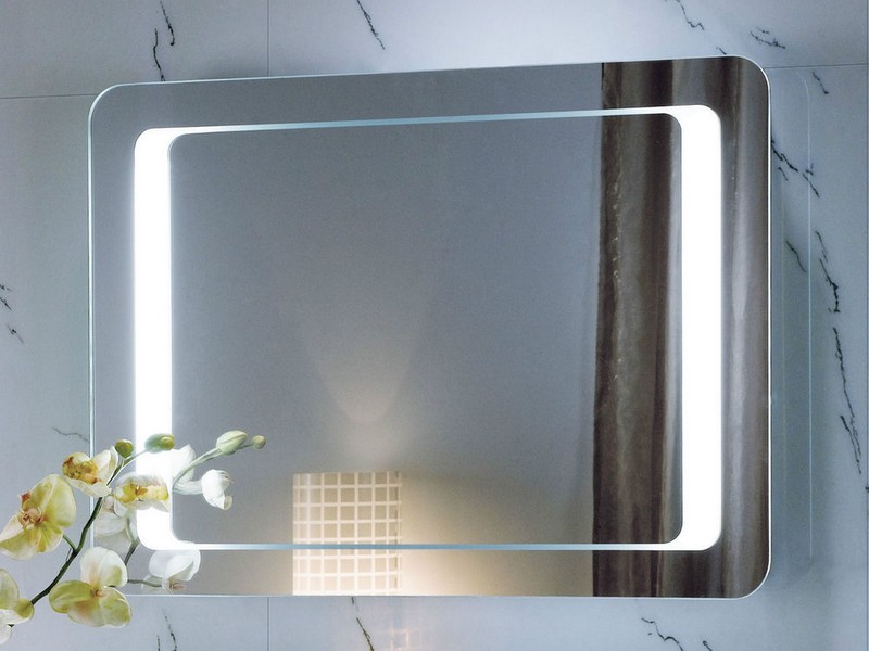 Lighted Bathroom Mirrors Wall