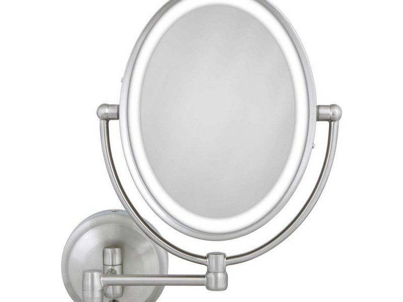 Lighted Makeup Mirror 10x Wall Mounted