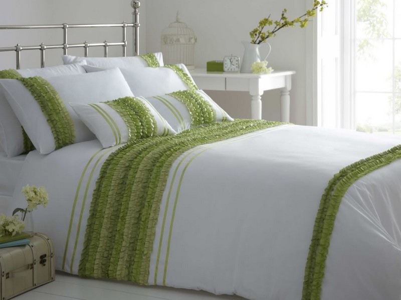 Lime Green And Blue Duvet Cover