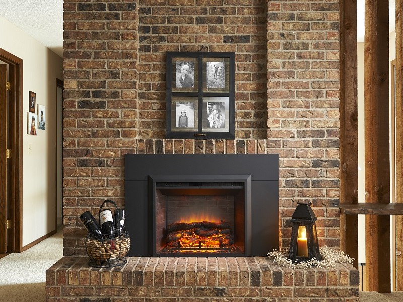 Linear Electric Fireplace Recessed