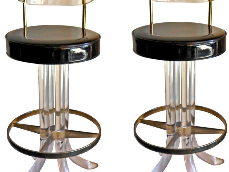 Lucite Bar Stool