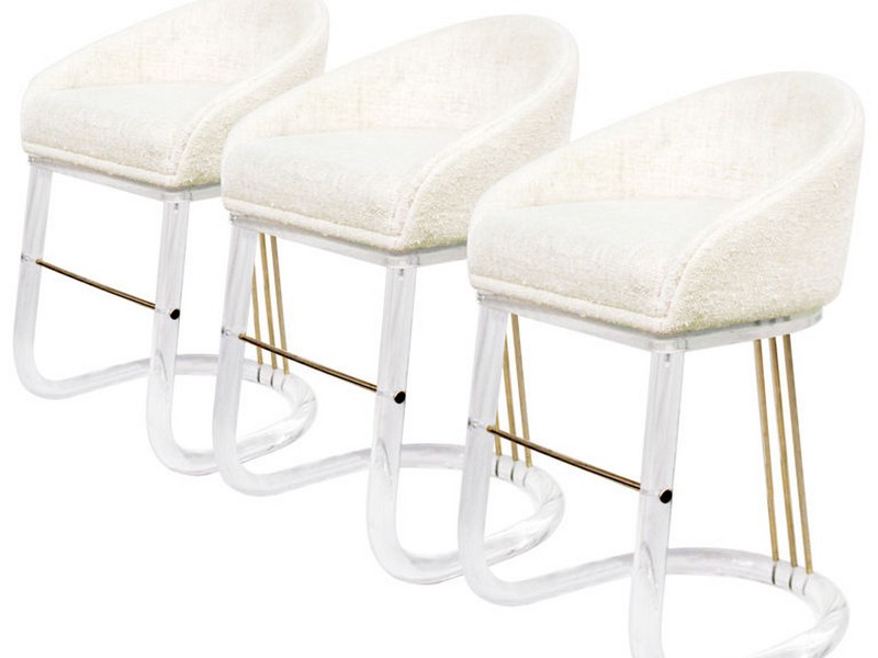 Lucite Bar Stools