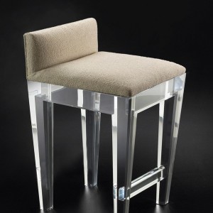 Lucite Counter Stools With Back