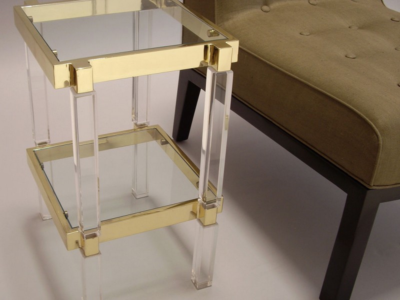 Lucite End Table
