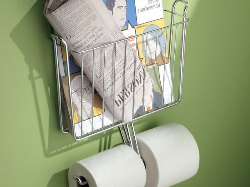 Magazine Rack For Bathroom Wall