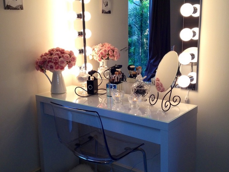 Makeup Vanity Table With Lights Ikea