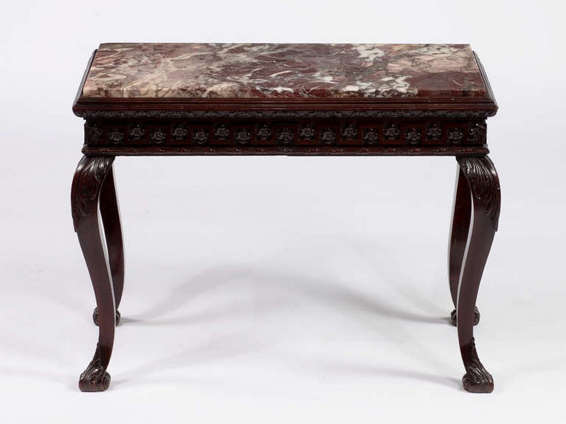 Marble Top Console Table