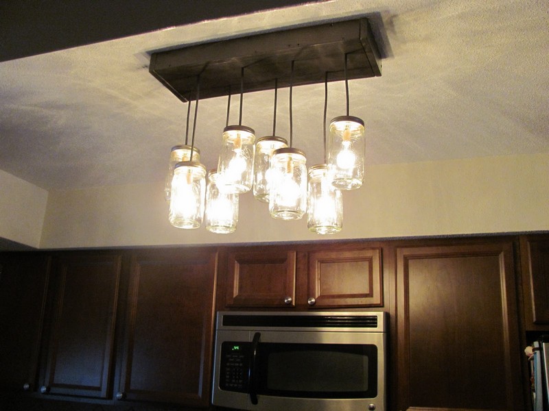 Mason Jar Light Fixtures Diy