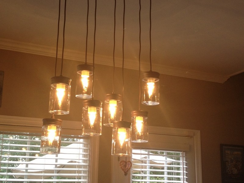 Mason Jar Light Fixtures Lowes