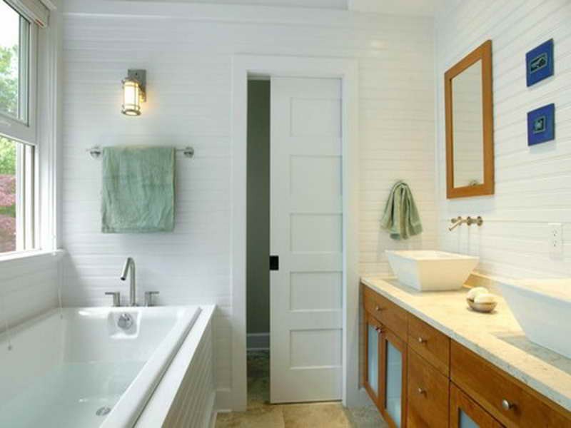 Master Bathroom Pocket Door