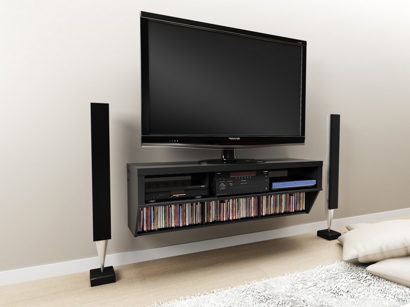 Media Storage For Wall Mounted Tv