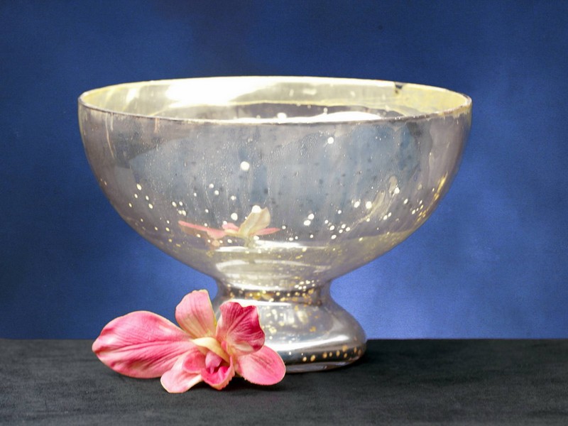 Mercury Glass Bowl