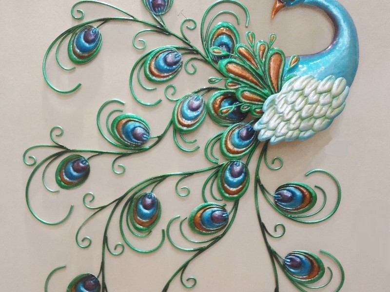 Metal Bird Wall Decor