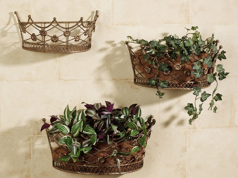 Metal Wall Planters Outdoor