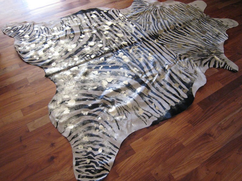Metallic Cowhide Rug Canada