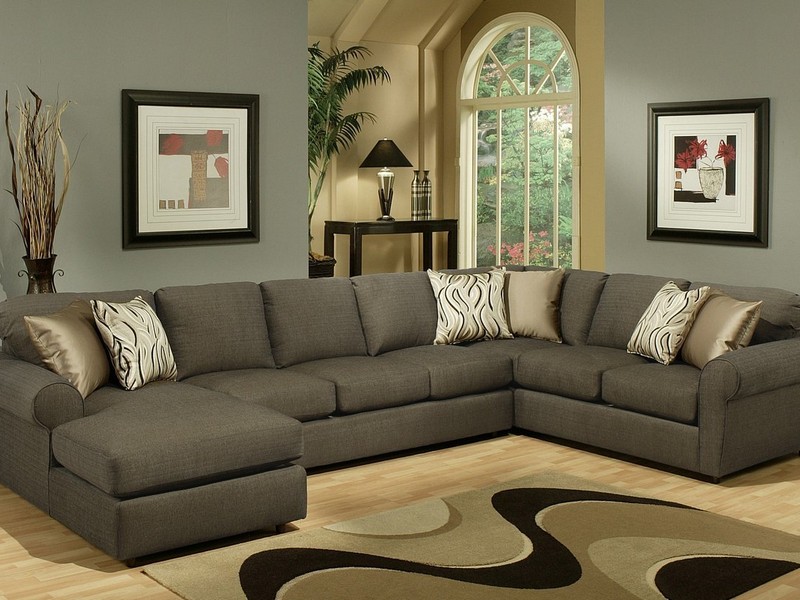 Microfiber Sectional Sofa Chaise