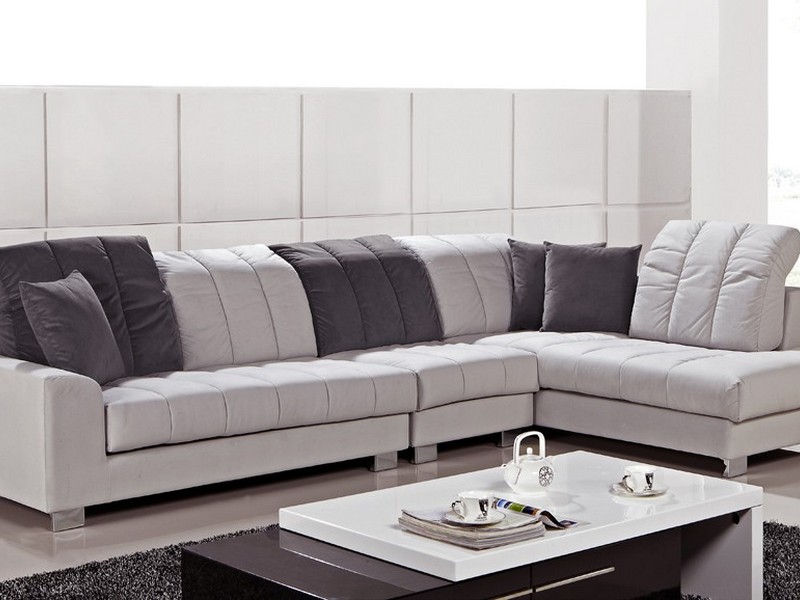 Microfiber Sectional Sofas With Chaise