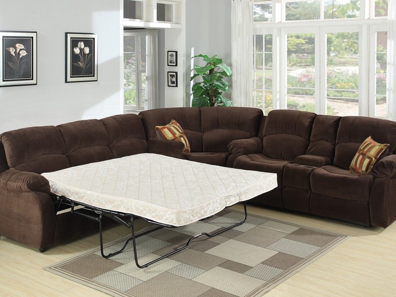 Microfiber Sectional Sofas With Recliners