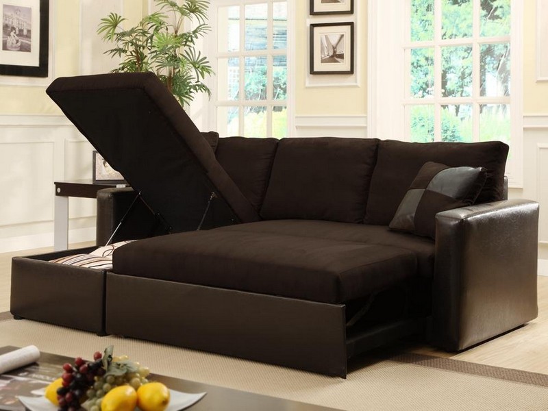 Microfiber Sofa Bed Sectional