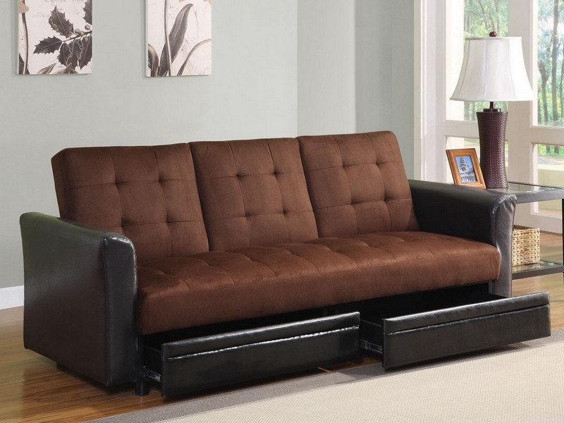 Microfiber Sofa Bed Sleeper Couch Set