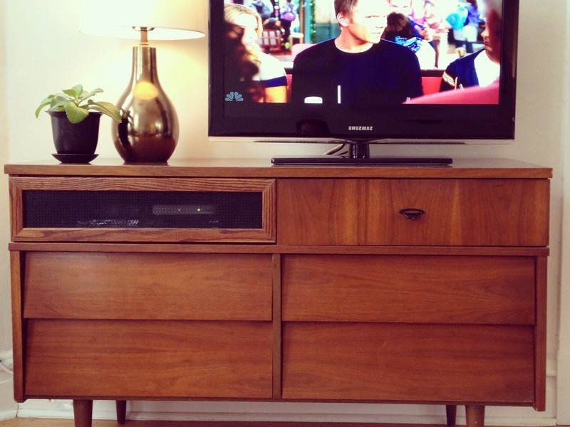 Mid Century Modern Dresser As Tv Stand