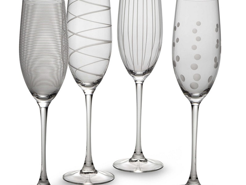 Mikasa Champagne Flutes Set Of 4